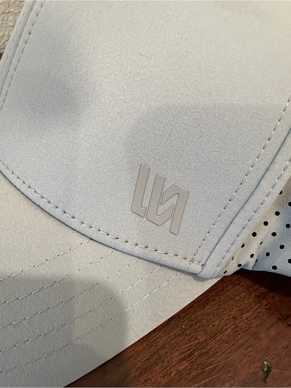 Light Gray Performance Hat with Subtle Logo
